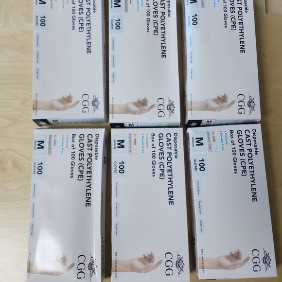 Intco Disposable Cast Polyethylene Gloves ,Cases of 1000 Gloves Medium - Picture 6 of 7